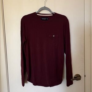 Abercrombie & Fitch Maroon Soft Tee